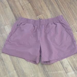 Zella Women's Dusty Rose Athletic Shorts - Size Large